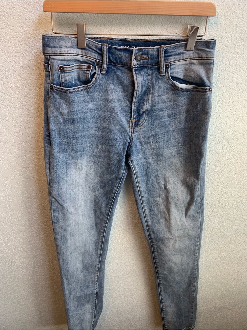 Arizona Jean Company Light Wash Skinny Jeans - Blue